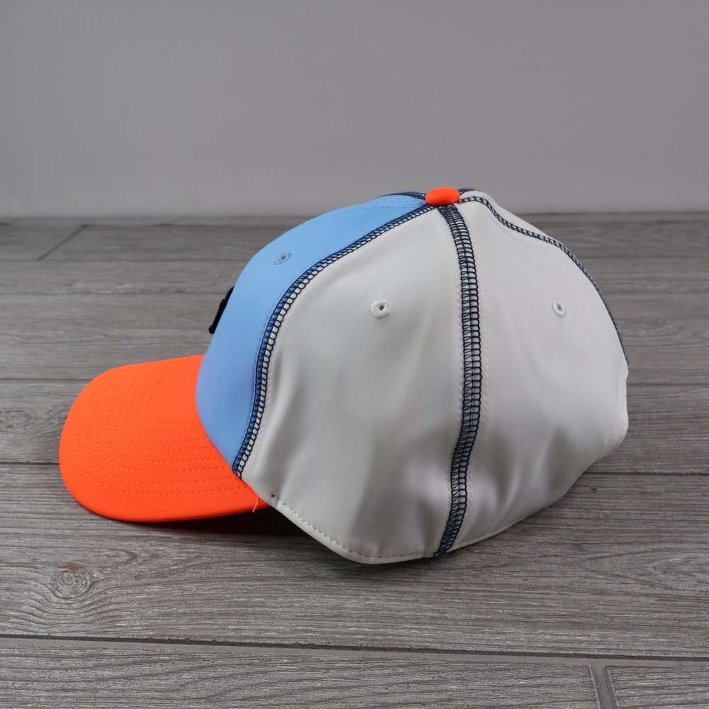 American Needle NASA Worm Logo Hat Men's Blue Orange Adjustable Cap - Picture 3 of 8
